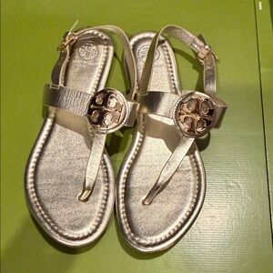 Tory Burch Metallic gold Sandals